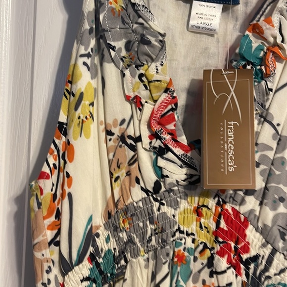 NWT Emmelee by Francesca’s V neck sleeveless dress size Large - Picture 7 of 12